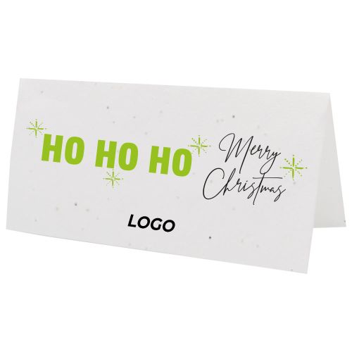 Frøpapirkort foldet - Billede 2